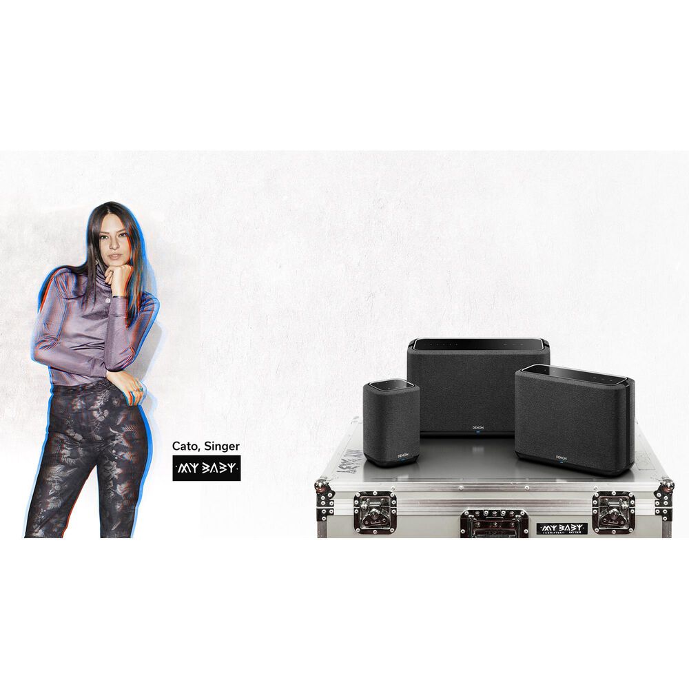 Denon Home 150 Wireless Speaker in Black, , large