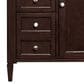 James Martin Vanities Brittany 30" Single Bathroom Vanity in Burnished Mahogany with 3 cm Parisien Bleu Quartz Top and Rectangular Sink, , large