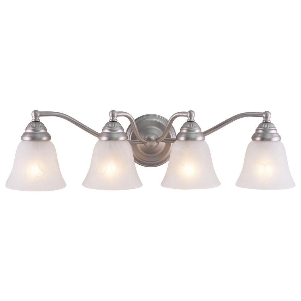 Vaxcel Standford 4-Light Bathroom Vanity in Brushed Nickel, , large