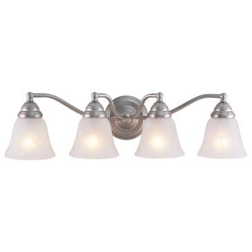 Vaxcel Standford 4-Light Bathroom Vanity in Brushed Nickel, , large
