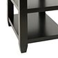 Waltham Urban Icon Chairside Table in Polished Black, , large
