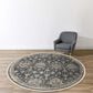 Dalyn Rug Company Marbella 8" Round Charcoal Area Rug, , large