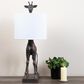 Creative Coop Serengeti Giraffe Table Lamp in Distressed Bronze, , large