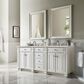 James Martin Vanities Bristol 72" Double Bathroom Vanity in Bright White with 3 cm Eternal Jasmine Pearl Silestone Top, Rectangular Sinks and FreePower Wireless Charger, , large