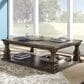 Ashley Johnelle Cocktail Table in Weathered Gray, , large