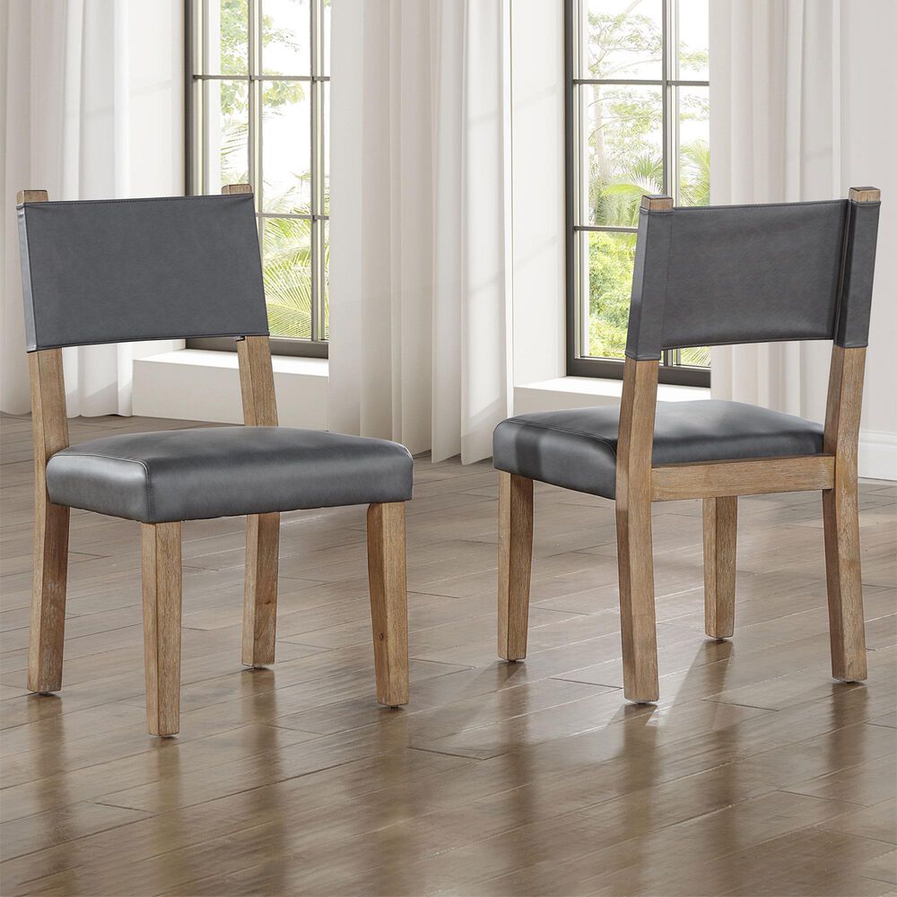 Crystal City  7-Piece Dining Set in Brown and Gray, , large