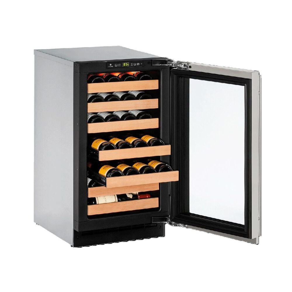 U-Line 18&quot; Wine Cooler Digital Convection Cooling System with Stainless Frame, , large