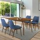 Blue River Westmont and Azalea 5-Piece Dining Set with Blue Cushion in Walnut, , large