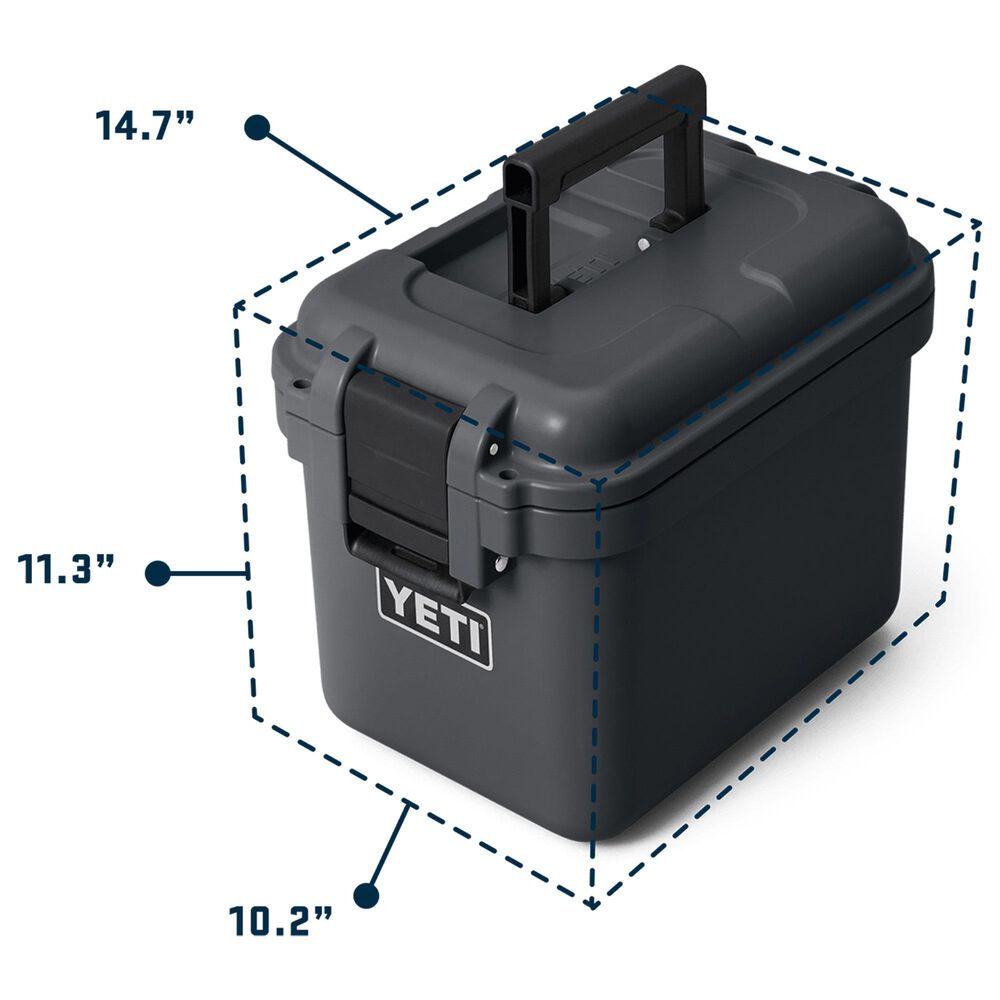 YETI LoadOut GoBox 15L Gear Case in Black Forest Green, , large