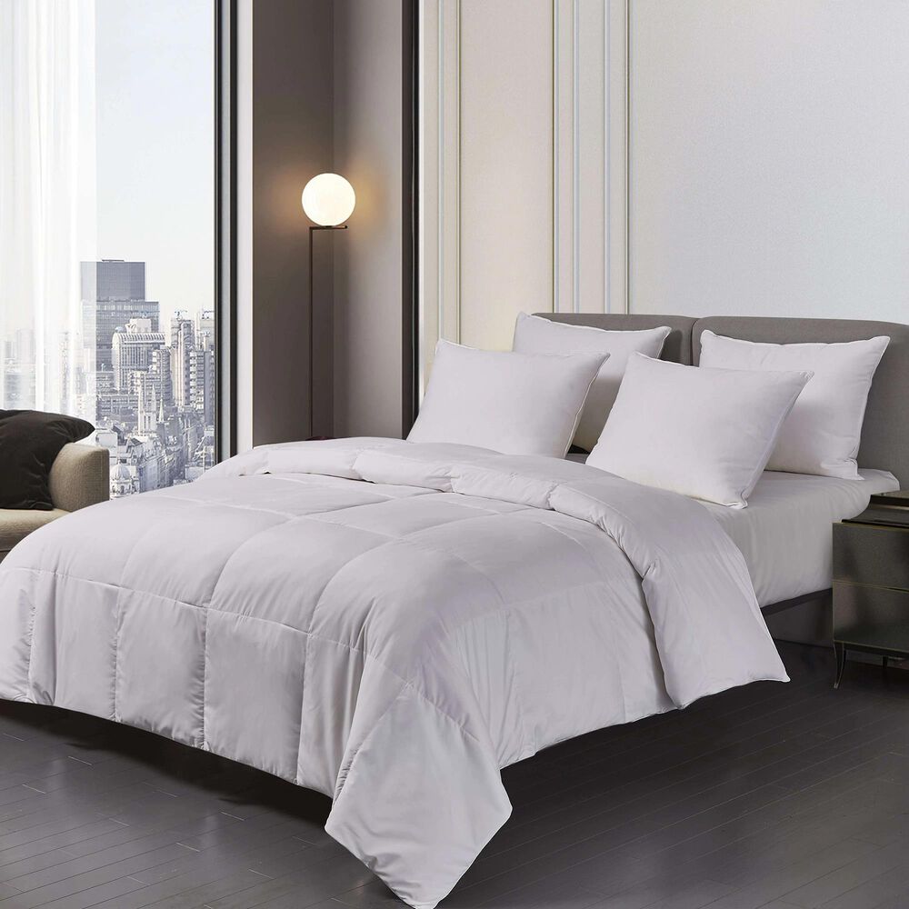 Blue Ridge Home Fashions Full/Queen Down Blend Comforter in White, , large