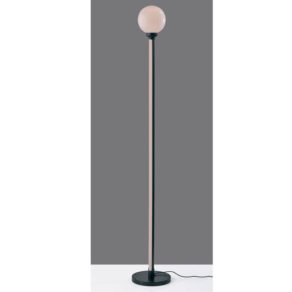 Adesso Astra RGB Color Changing Floor Lamp in Black and White, , large