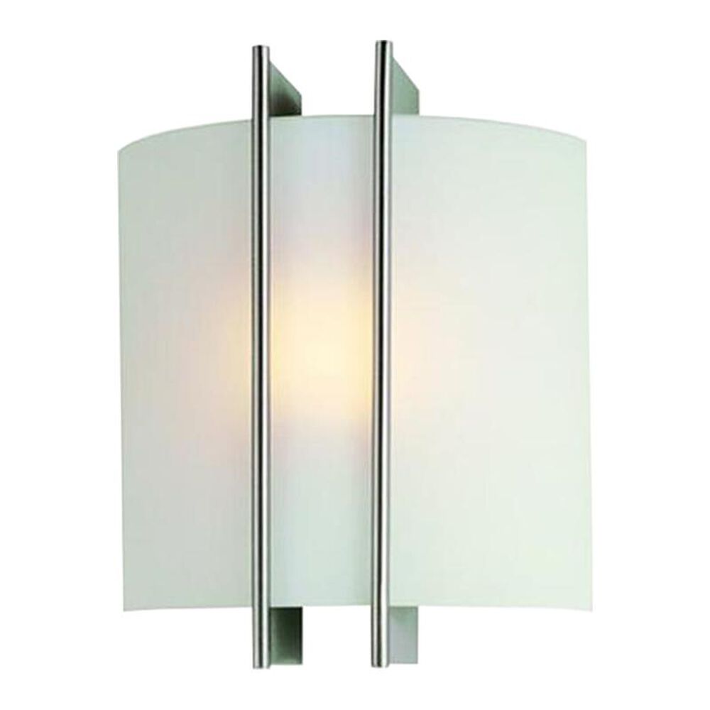 Lite Source Checks 1 Light Wall Sconce in Polished Steel, , large