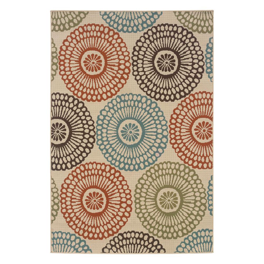 Oriental Weavers Montego 697J6 3"7" x 5"6" Beige Area Rug, , large