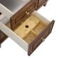 James Martin Vanities Lorelai 60" Double Vanity in Mid-Century Walnut with 3 cm Ethereal Noctis Quartz Top, , large
