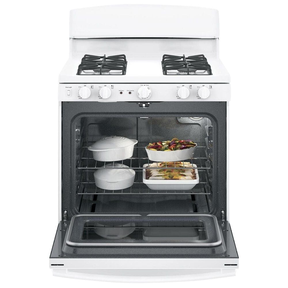 GE Appliances 5.0 Cu. Ft. Freestanding Gas Range in White, , large
