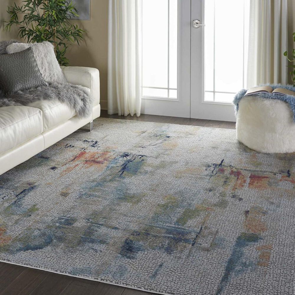 Nourison Ankara Global ANR09 8&#39;10&quot; x 11&#39;10&quot; Ivory Area Rug, , large