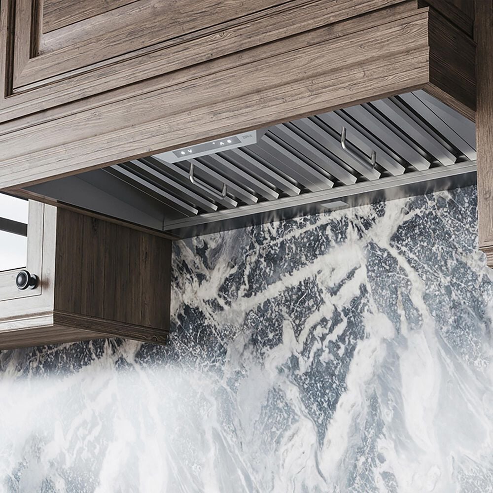Zephyr Monsoon Connect 30&quot; Range Hood Insert with Blower in Stainless Steel, , large