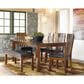 Ashley Ralene Upholstered Dining Bench in Medium Brown, , large