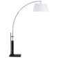 Crestview Collection Arch Floor Lamp in Silver and Black, , large