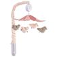 Lambs and Ivy Petals Musical Baby Crib Mobile in Pink and Gray, , large