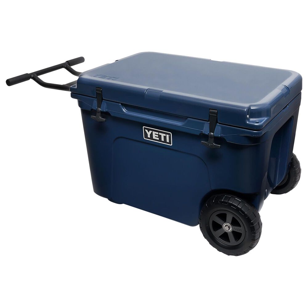 YETI Tundra Haul Wheeled Insulated Chest Cooler, Navy in the