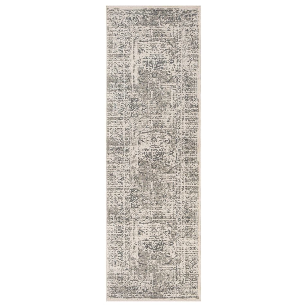 Amer Rugs Alpine 2"7" x 10" Medium Gray Runner, , large