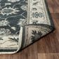 RIZZY Ashton 6" x 9" Charcoal and Ivory Area Rug, , large