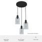 Hunter Lochmeade 3-Light Linear Pendant Cluster in Natural Iron, , large