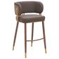 Zuo Modern Brew Barstool in Brown & Walnut, , large