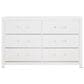 Ashley Maeling Queen Panel Bed with Dresser, Chest, and Two Nightstands in Matte White, , large