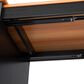 HOMLUX 86" Kitchen Island with Extendable Dining Table in Black, , large