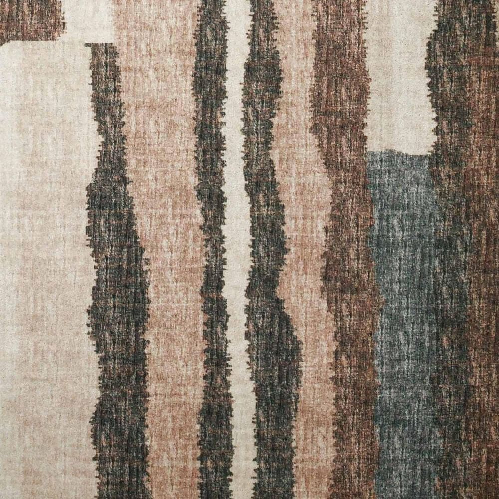 Dalyn Rug Company Brisbane Geometric 2&#39;3&quot; x 7&#39;6&quot; Sable Runner, , large
