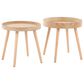 Lumisource Pebble Side Table in Natural (Set of 2), , large