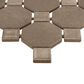 Dal-Tile Relicca Antique 12" x 12" Octagon Dot Ceramic Mosaic Sheet, , large