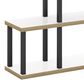 HOMLUX 3-Tier Ladder Display Bookshelf in White and Black, , large