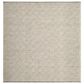 Safavieh Natura NAT503A 8" Square Ivory and Light Grey Area Rug, , large