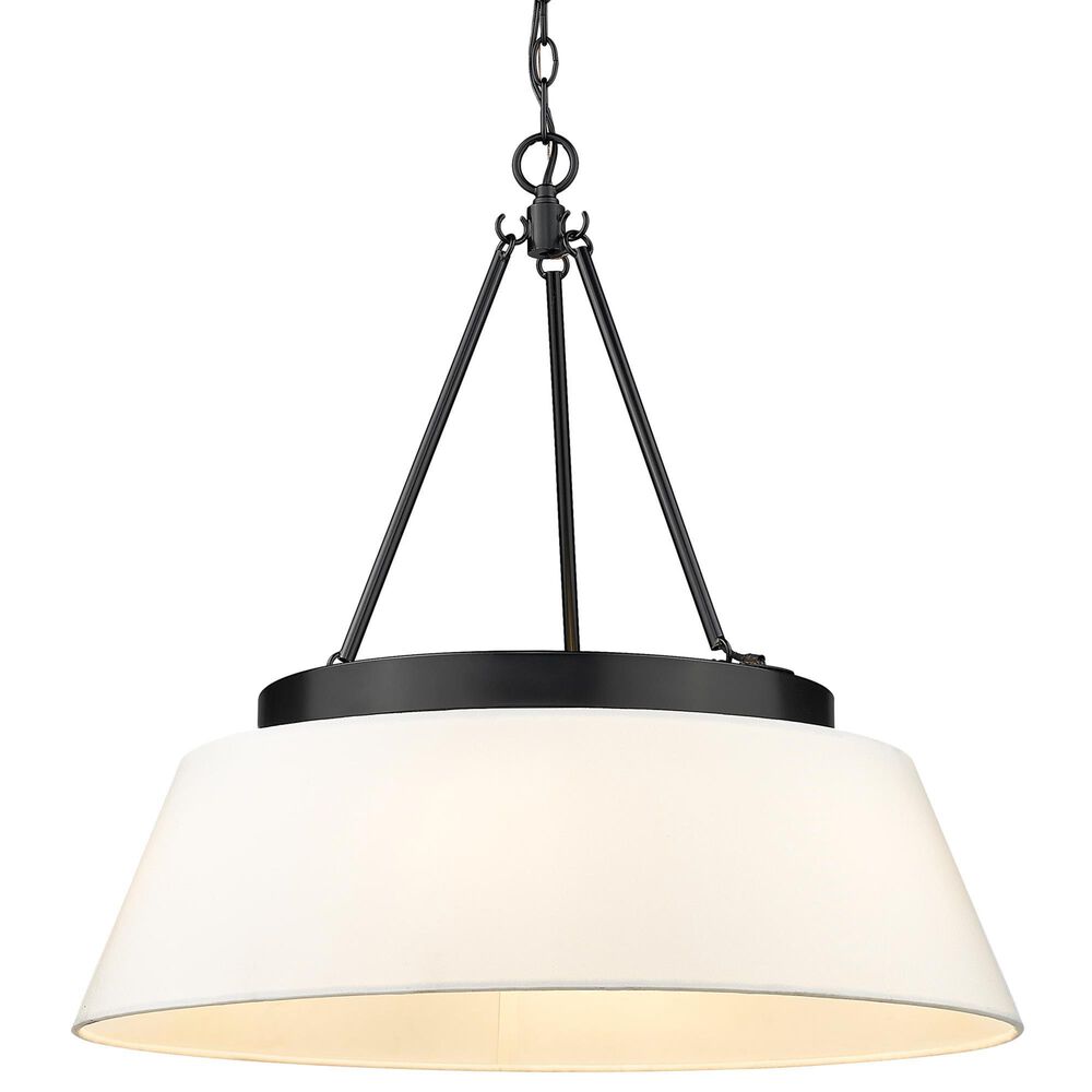 Golden Lighting Penn Chandelier in Matte Black, , large