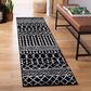 Safavieh Tulum TUL2702" x 8" Black and Ivory Runner, , large