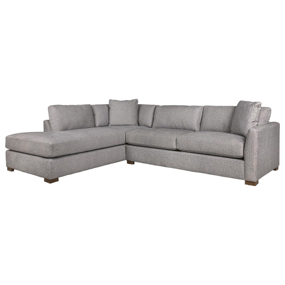 Fulton Home Harrison 2-Piece Sectional in Silver, , large