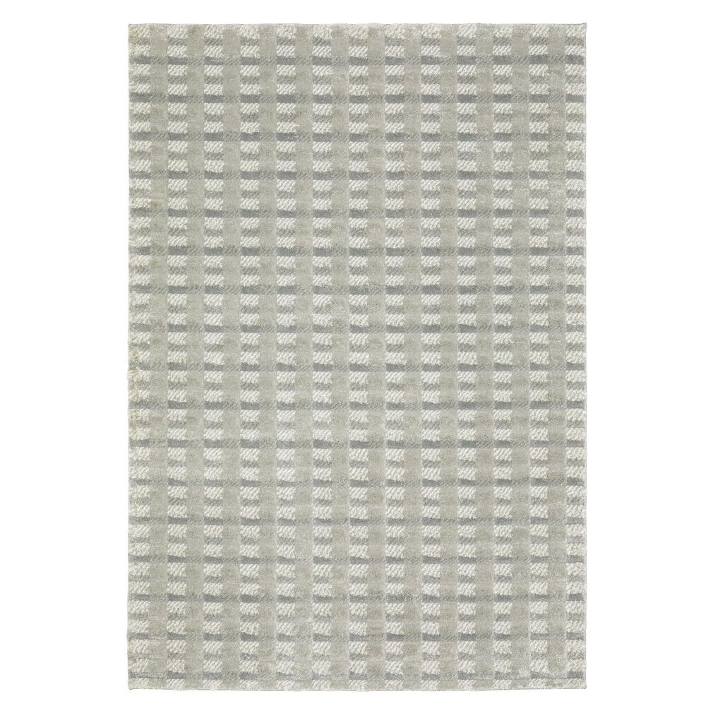 Oriental Weavers Wonder WON07 Grey and Ivory 1"10" x 7"6" Runner, , large