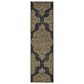 Oriental Weavers Marina 5929K 2"3" x 7"6" Black and Tan Runner, , large