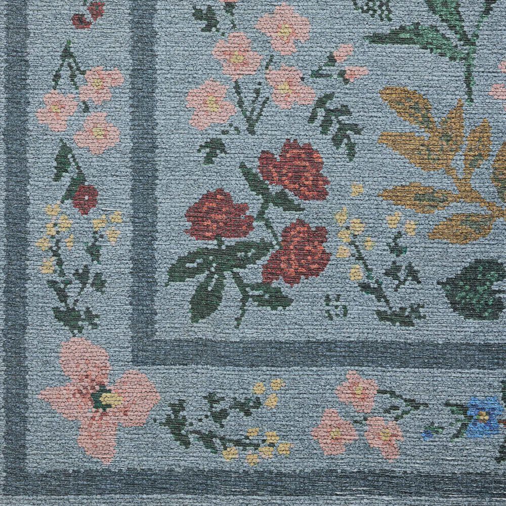Loloi Wildwood Blue 3&#39;9&quot; Round Area Rug, , large