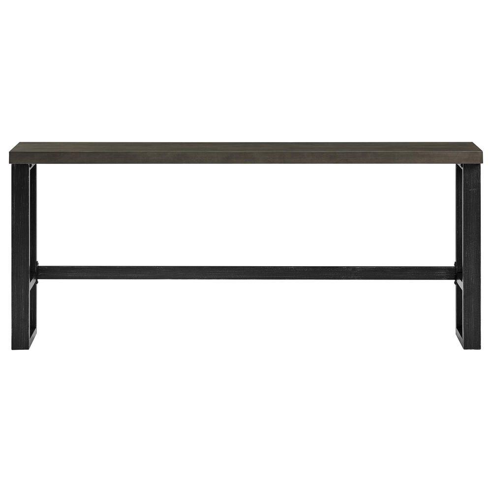 Linden Boulevard Haywood Sofa Bar Table in Gray and Gunmetal, , large