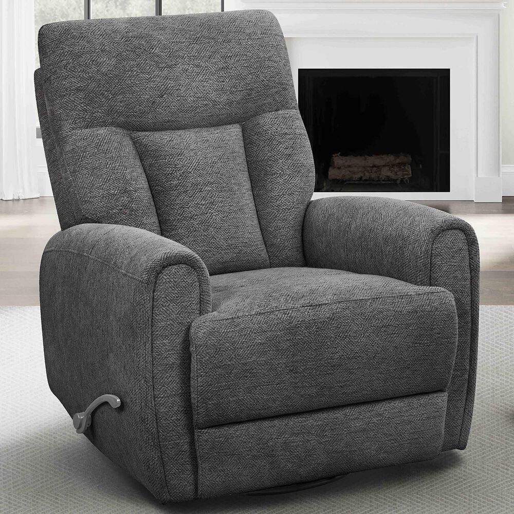 Simeon Collection Natalia Manual Swivel Glider Recliner in Nightfall, , large