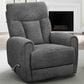 Simeon Collection Natalia Manual Swivel Glider Recliner in Nightfall, , large