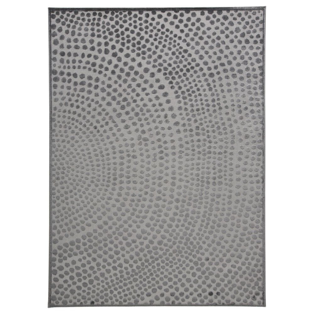Feizy Rugs Gaspar 8" x 11" Castle and Dark Gray Area Rug, , large