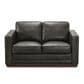 Sienna Designs Leather Stationary Loveseat in Westerwood Smoke, , large