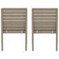 Homestyles Sustain Patio Dining Chair with Gray Cushion in Stain Brown (Set of 2), , large