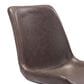 Zuo Modern Byron Office Chair in Brown and Black, , large