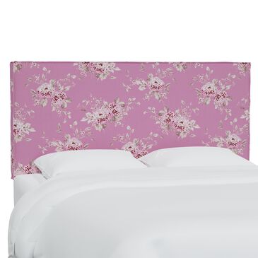 Rachel Ashwell California King Slipcover Headboard in Berry Bloom Hot Pink, , large